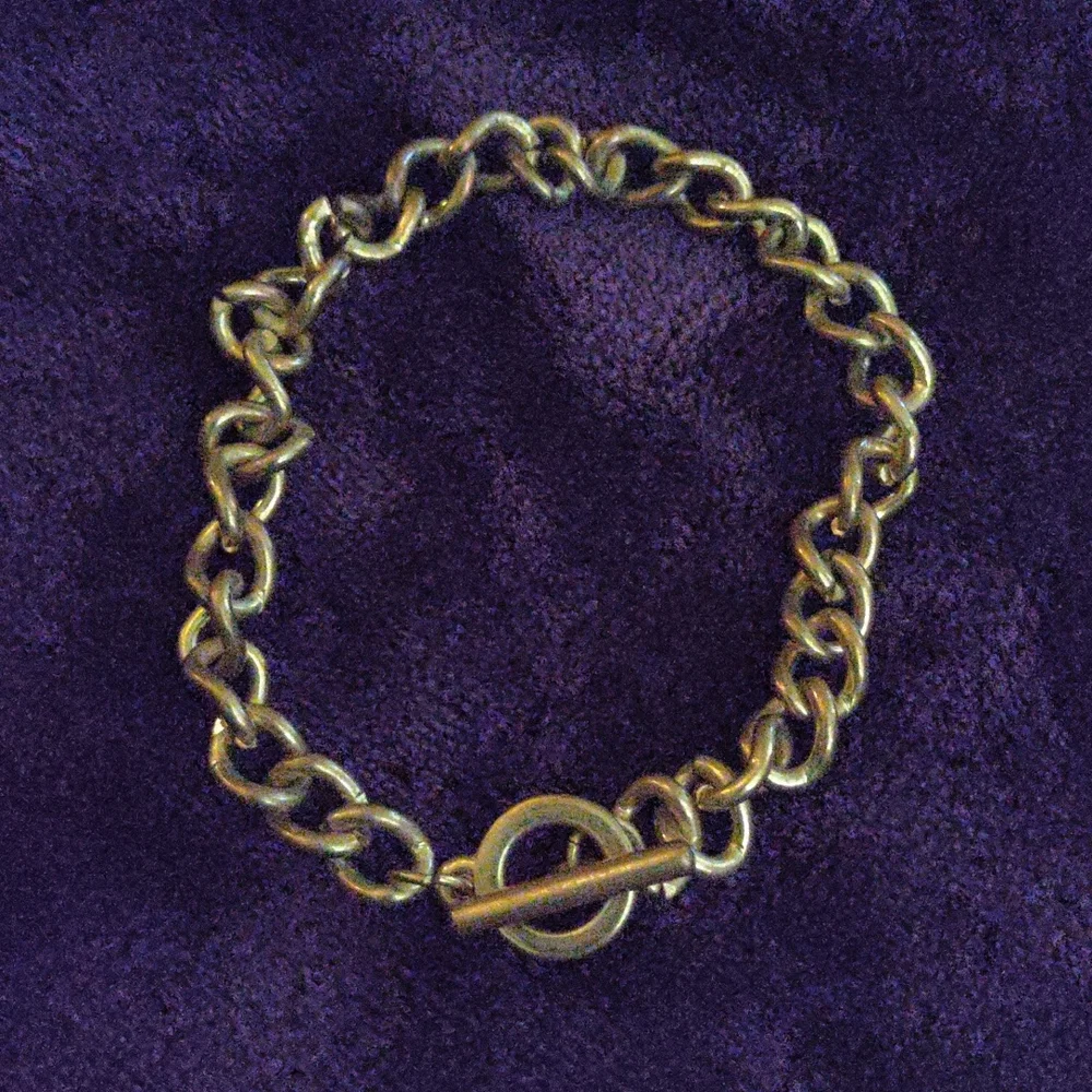 Vintage Goldtone Toggle bracelet - Picture 1 of 3